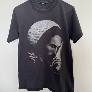 Vintage Bob Marley Natty Dread Original  Y2K Reggae Black Shirt Small Faded